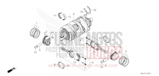 VILEBREQUIN/PISTON GL1800BDN de 2022